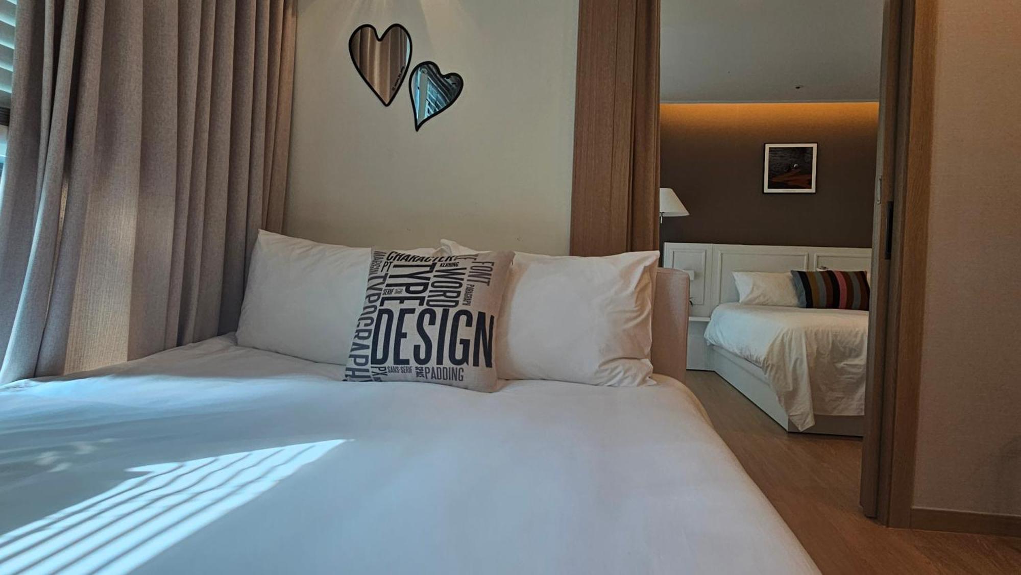 Ferienwohnung Haeundae Ocean Family Busan Exterior foto