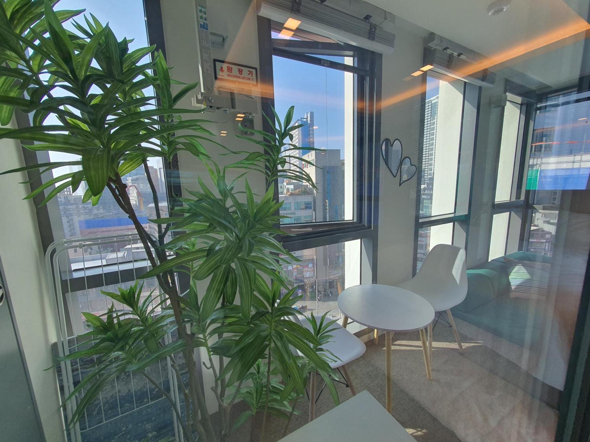 Ferienwohnung Haeundae Ocean Family Busan Exterior foto