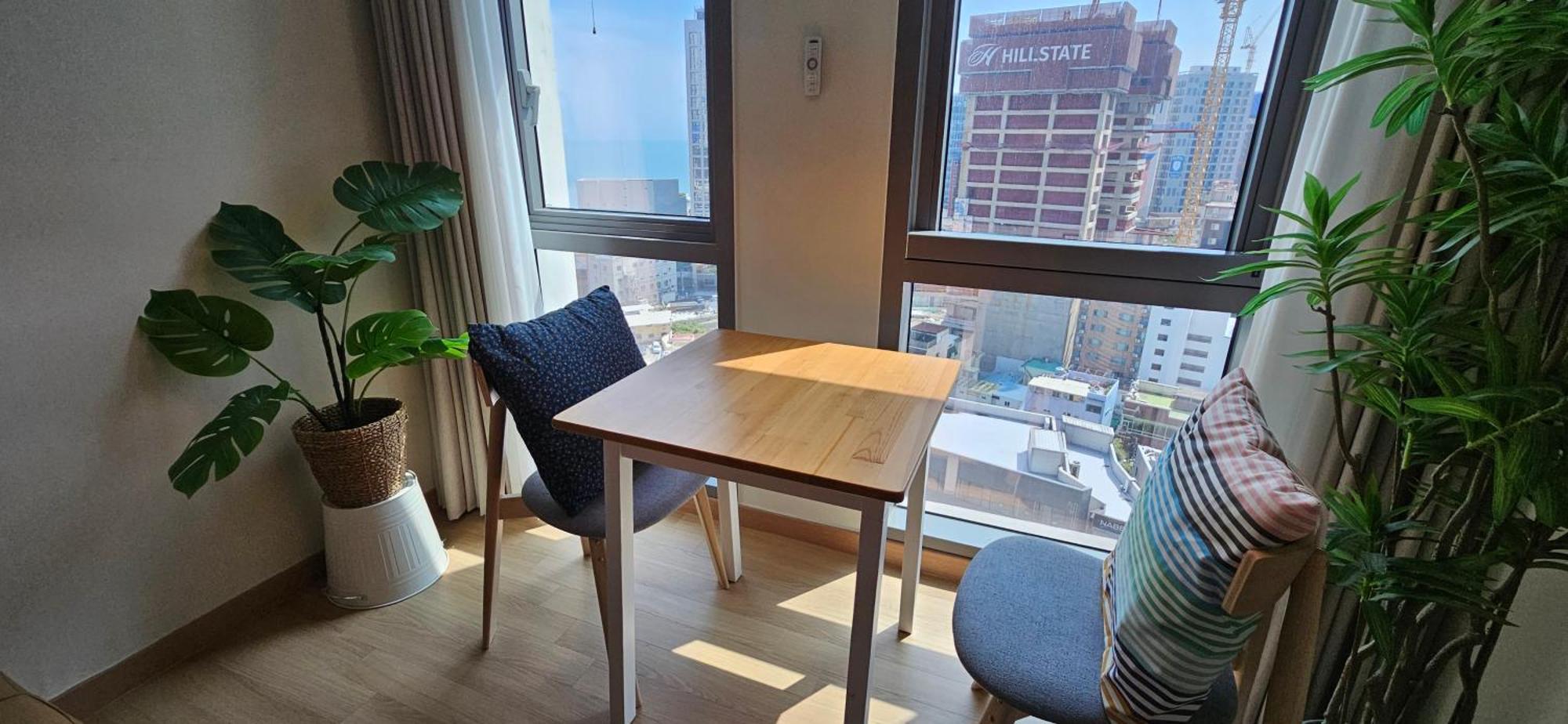 Ferienwohnung Haeundae Ocean Family Busan Exterior foto