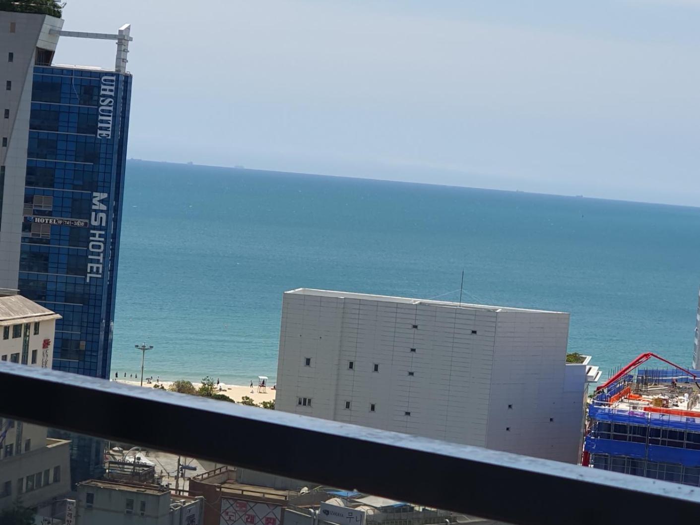 Ferienwohnung Haeundae Ocean Family Busan Exterior foto
