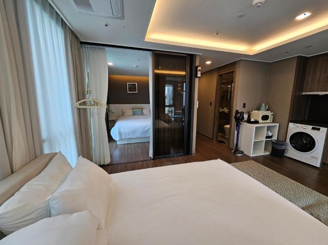 Ferienwohnung Haeundae Ocean Family Busan Zimmer foto
